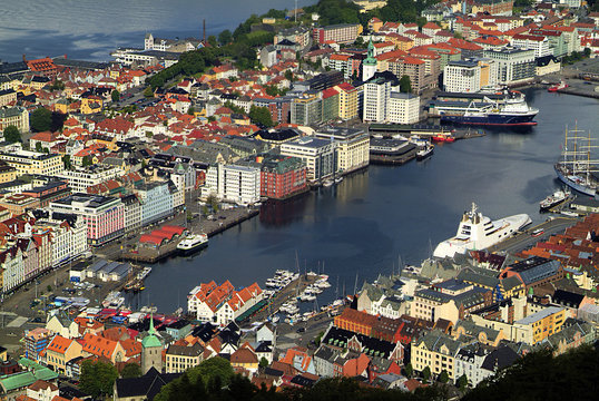 Norway, Bergen, Harbor