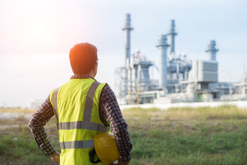 Engineers working in power stations.