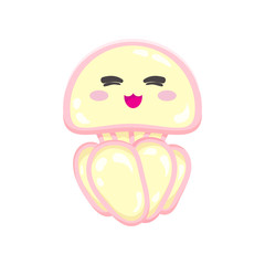 Vector laughing jellyfish
