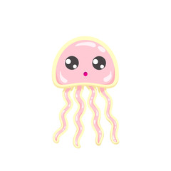 Vector tiny jellyfish