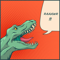 Vector comics dinosour © S E P A R I S A