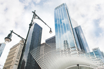 World Trade Center Architecture. - obrazy, fototapety, plakaty