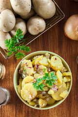 Traditional German potato salad