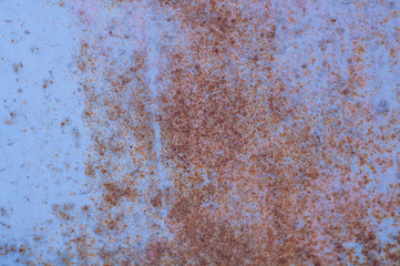 Old rusty damaged and weathered metal surface. Background
