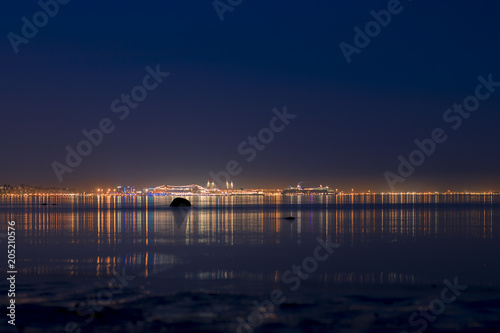 Sunset Water Sea Sky Night Reflection Lake Landscape