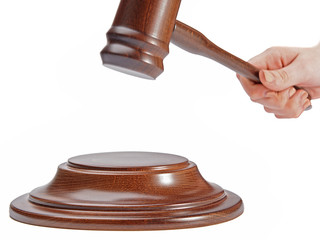 the hammer of the auctioneer