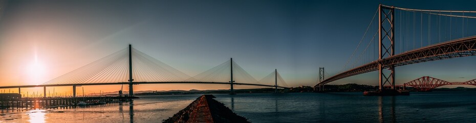 Obraz premium Panorama trzech mostów