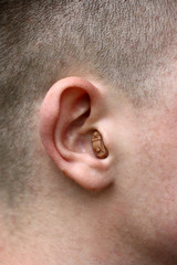 Hearing Aid Ear Disability Human Face Profile