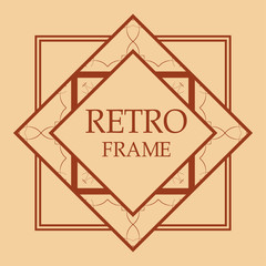 art deco frame