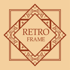 art deco frame