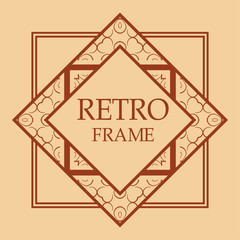 art deco frame