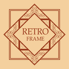 art deco frame