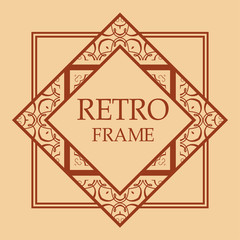 art deco frame