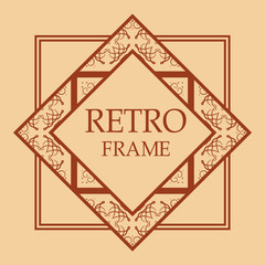art deco frame