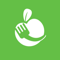 Illustration of business logotype restaurant and cafe.