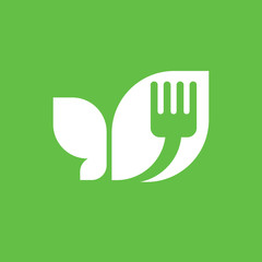 Illustration of business logotype restaurant and cafe.