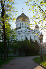 Christ Erl&ouml;ser Kathedrale an der Br&uuml;cke Patriarshiy Most, Moskau, Russische F&ouml;deration