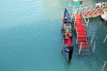 Gondel, Canal Grande, Venedig, Venetien, Italien, Europa