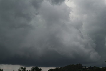 Gewitterwolken rund um Sebnitz