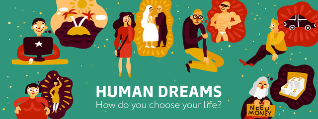 Human Dreams Illustration