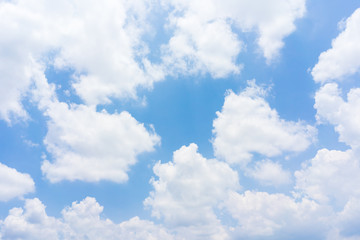 Fototapeta premium Clouds with blue sky background.