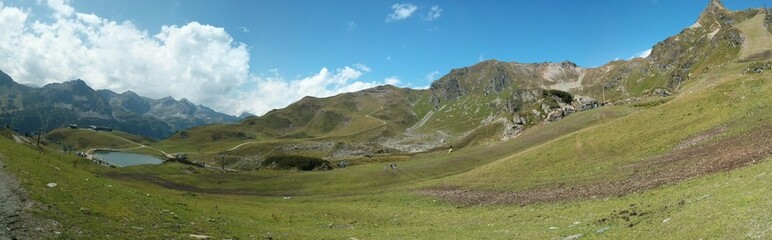 Fototapeta na wymiar Landschaft in Österreich