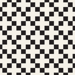 Fototapeta premium Vector seamless geometric pattern. Simple abstract lines lattice. Repeating elements stylish background