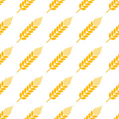 wheat seamless pattern