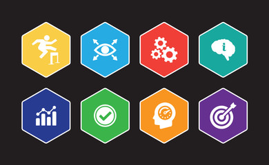 Business Practice Infographic Icon Set