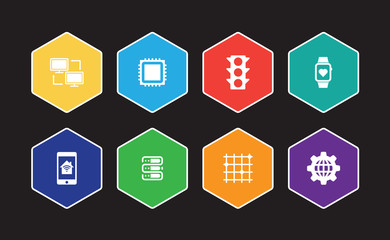 Internet of Things Infographic Icon Set