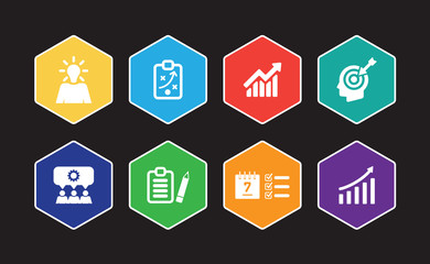 Solution Infographic Icon Set