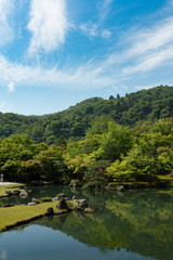 Naklejka na ściany i meble 京都嵐山の天龍寺