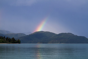 Walchensee Regenbogen