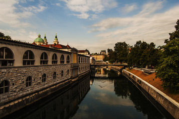 Lijubiana street Slovenian