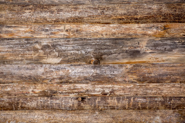 Wooden fence, close-up © Андрей Котомин