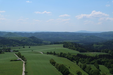 Obraz premium Weifberg bei Hinterhermsdorf und Umgebung