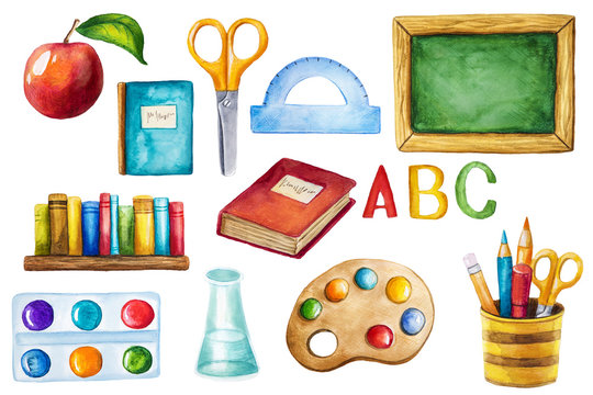 Back To School Clipart Images – Browse 24,089 Stock Photos, Vectors, and  Video