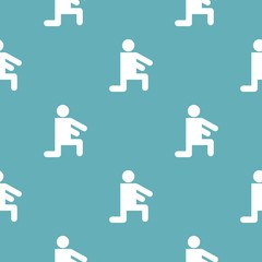 Stick figure stickman pattern vector seamless repeating for any web design