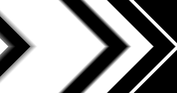 Arrows Background Transition Backward And Forward/
Animation of black and white design arrows transition background, with in and out going forward and backward