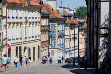 Mostowa Street in Warsaw.