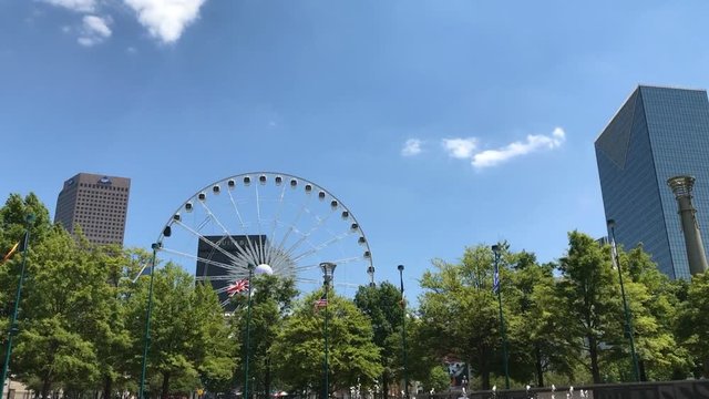 Centennial Olympic Park Motion Time Lapse in Atlanta, GA