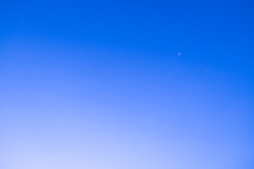 Scenic views of the starry sky