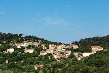 Fototapeta premium Govedari,small village on island Mljet.Croatia