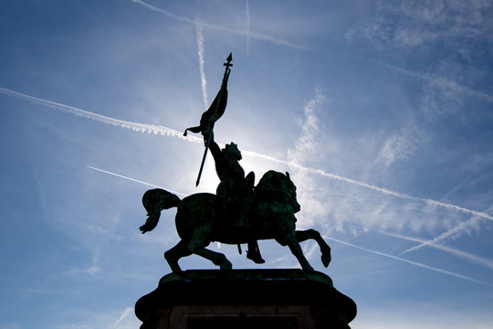 Monument at the Royal Palace of Brussels