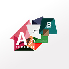 Infographic option banner