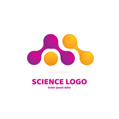 Obraz premium Illustration of business logotype science.