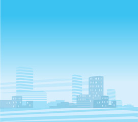 Fototapeta premium Modern city background