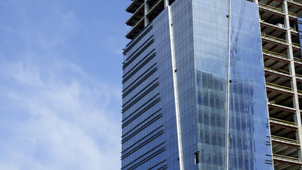 Fototapeta premium Construction of a modern building