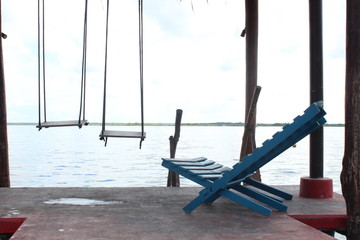 Schaukel am Meer