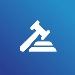 Illustration of business logotype bidding and auction.